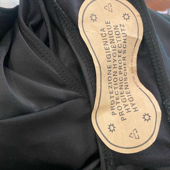 Black Halter One-Piece Swimsuit - Picture 5 of 5